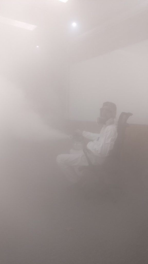 Сухой туман от запахов. Обработка сухим туманом в Балашихе.